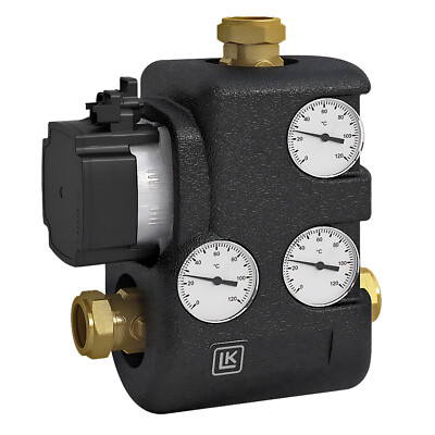 LK Armatur 810 ThermoMat 2.0 G 1¼ Zoll 60°C  Rücklaufanhebungsgruppe mit