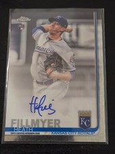 2019 Topps Chrome Rookie Auto Heath Fillmyer #RA-HF Auto RC Royals