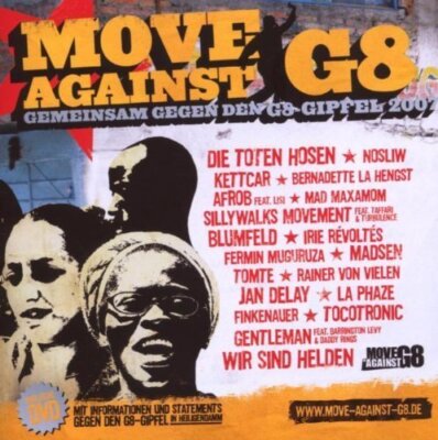Move against G8 (2007, CD/DVD) - 2 CD - Kettcar, Nosliw, Bernadette La Hengst...