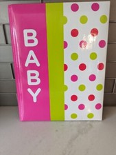 NEW Amy Coe Baby Pink/Green Memory Scrap Book Album by C.R. Gibson