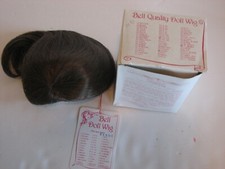 BELL CERAMICS Vintage doll wig WENDY LIGHT BROWN size 13-14 - NEW NIB NOS