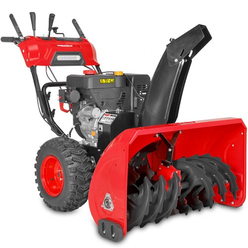 Schneefräse Benzin Elektrostart 15 PS 106 cm ArbeitsbreiteSchnee Räumer Schieber - Bild 1 von 12