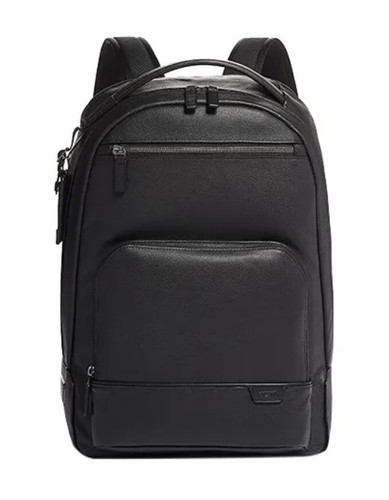 TUMI Harrison Warren Black Backpack Pebbled Leather - Picture 6 of 22