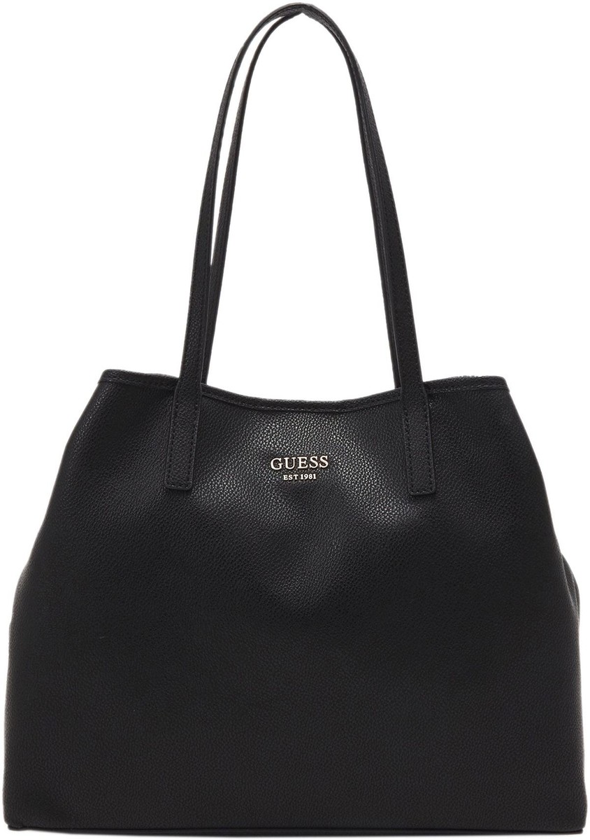 Guess Vikky Tote Extra Large Handbag Womens Bag Black UK