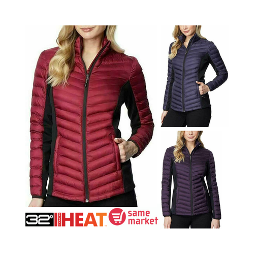 ladies mixed media jacket