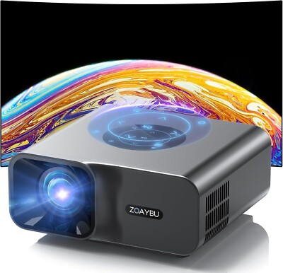 Zoaybu C9 Black Portable 1080p LED Home Theater Projector