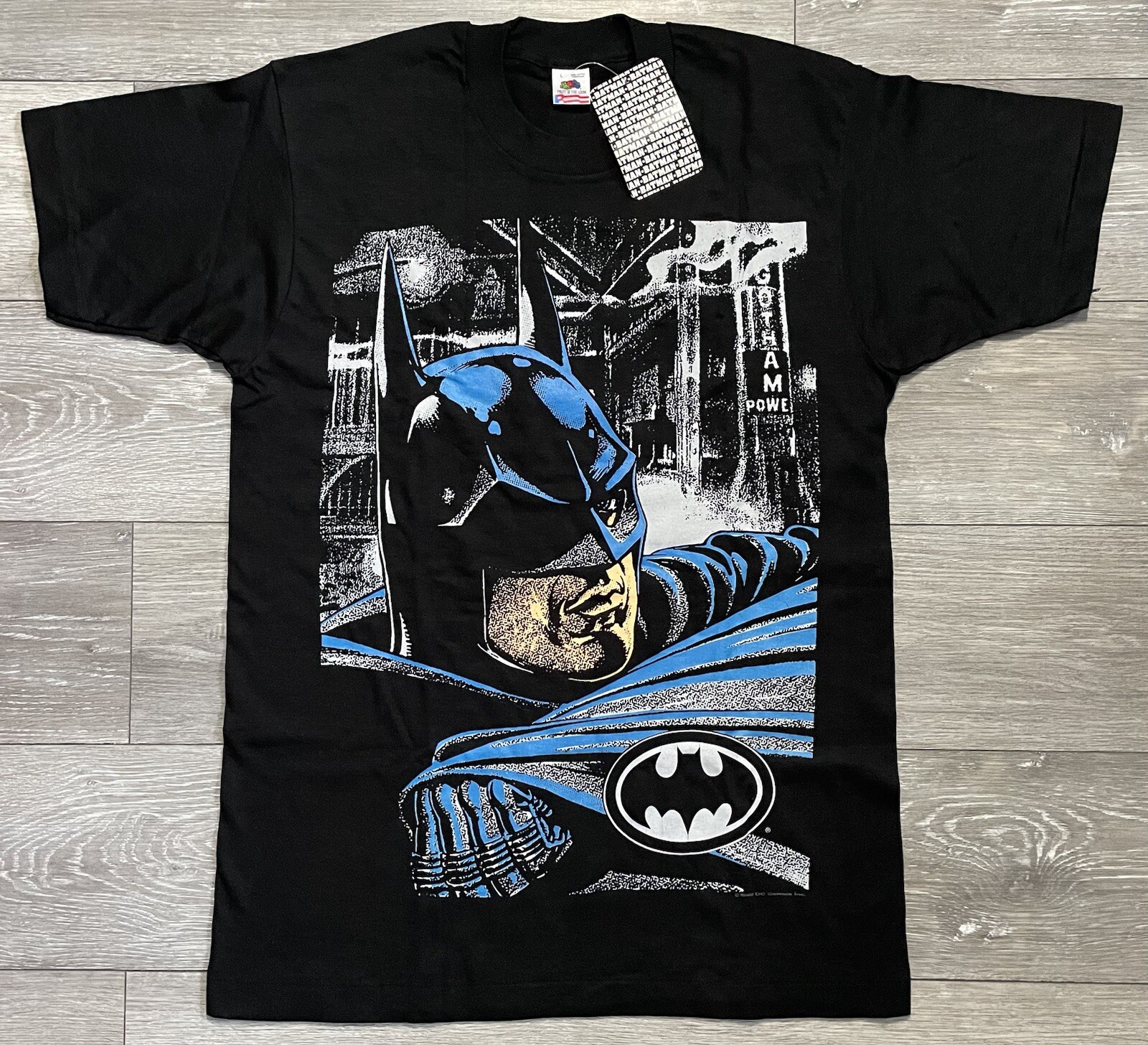 VTG BATMAN Returns Fruit Loom Huge GP Tee 1992 Sz-L SingleStitch USA DS NWT RARE