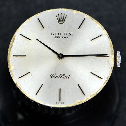 Vintage ROLEX GENEVE Cellini Cal.1600 Dial & Movement Parts Women watch