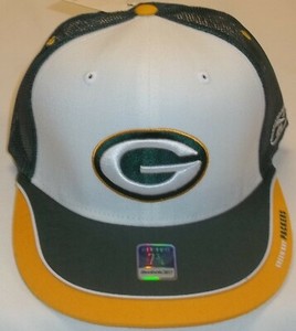 green bay flat bill hat