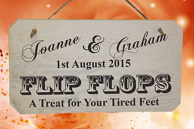 personalised bride flip flops