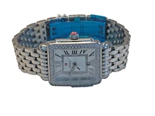 MICHELE Deco Madison Mid Stainless Diamond Wristwatch for Women MWW06G000001
