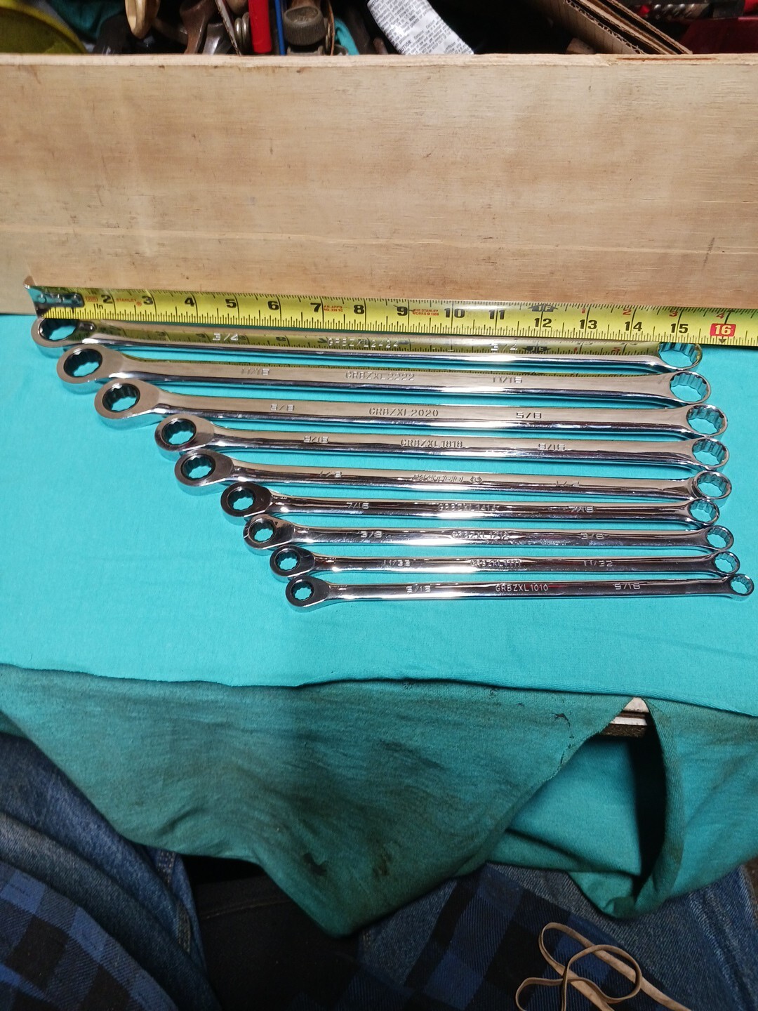 Matco Long Handle Ratcheting Wrench Set Zero Offset 9pc. 5/163/4" eBay