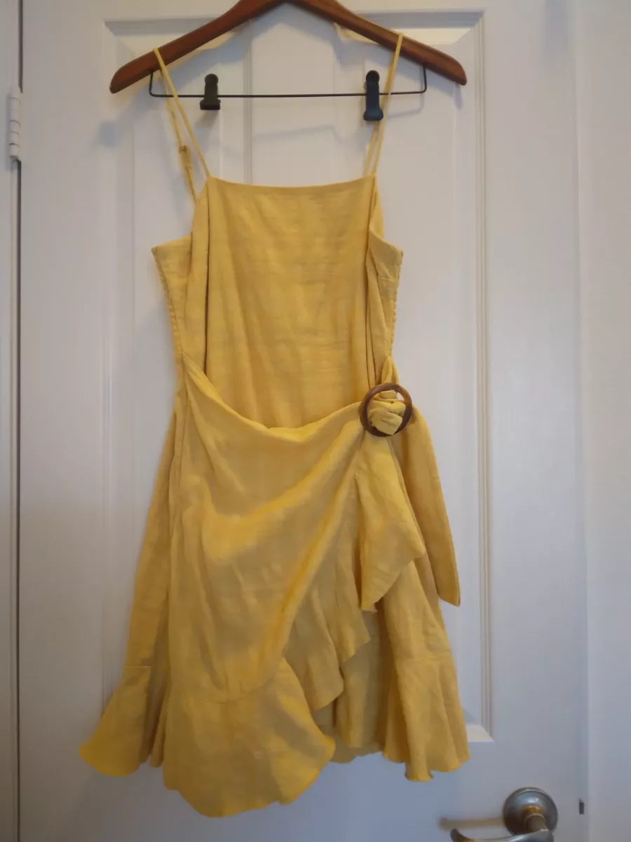 American eagle yellow best sale dress