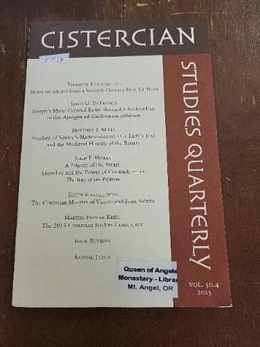 2015 Set Of 4 Cistercian Studies Quarterly Booklet Magazine Pamphlet - Picture 5 of 9