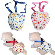 Dog Cat Diaper Female Girl Sanitary Pants Suspenders Stay On for SMALL Pet XS-L