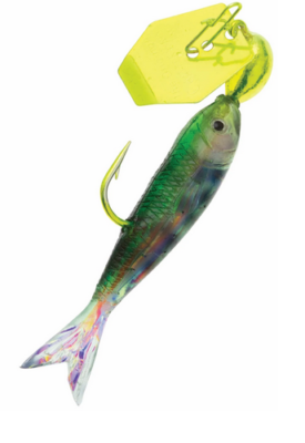 Z-Man FBMINI1809 ChatterBait FlashBack Mini 1/8 oz. Silver/Blue