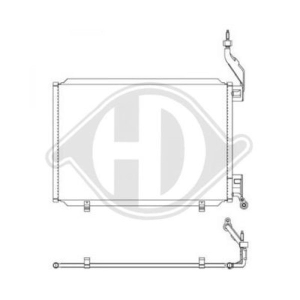 Kondensator Klimaanlage KlimaküHler 510X350X12 FüR Ford Fiesta VI-image