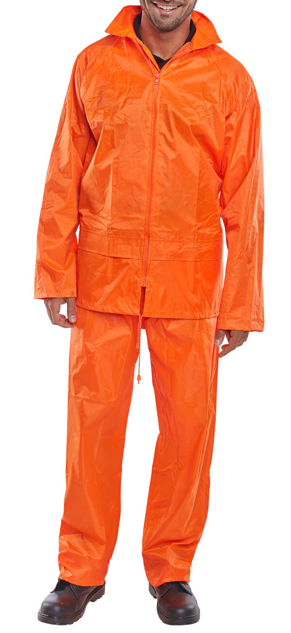 BEESWIFT NYLON WEATHERPROOF SUIT ORANGE M