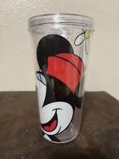 Zak Designs Disney Tumbler Cup Water Bottle Plastic Minnie Mouse 16oz - NWT