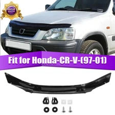 For Honda CR-V/CRV 1997-2001 Stone & Bug Deflector Hood Shield Black Protector