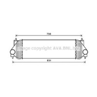AVA Quality Cooling LadeluftküHler LuftgeküHlt Aluminium FüR Suzuki Grand