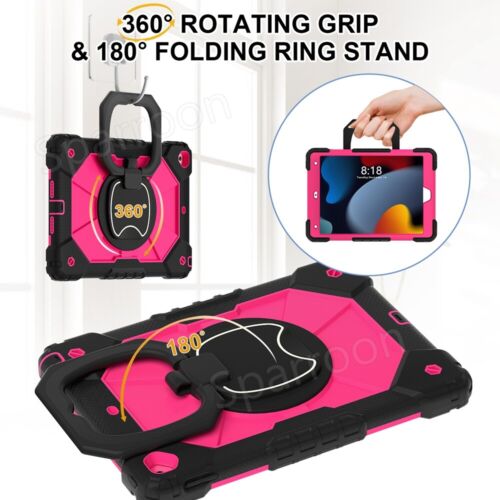 Shockproof Heavy Duty Hard Case for iPad 5/6/7/8/9/10th Gen Air 4 5 Pro 11 2024 - Picture 38 of 126
