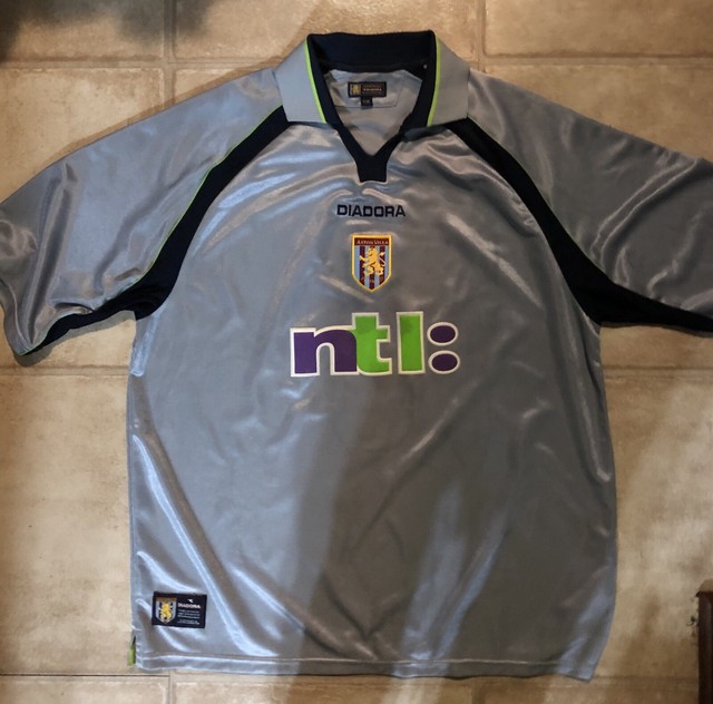 AUTHENTIC DIADORA ASTON VILLA SOCCER FOOTBALL JERSEY SHIRT XL eBay