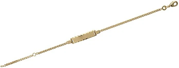 Bracciale a catena piatta a spina di pesce da donna, placcato oro, in acciaio inossidabile, sottile, a catena ossea, a catena quadrata, per uso quotidiano