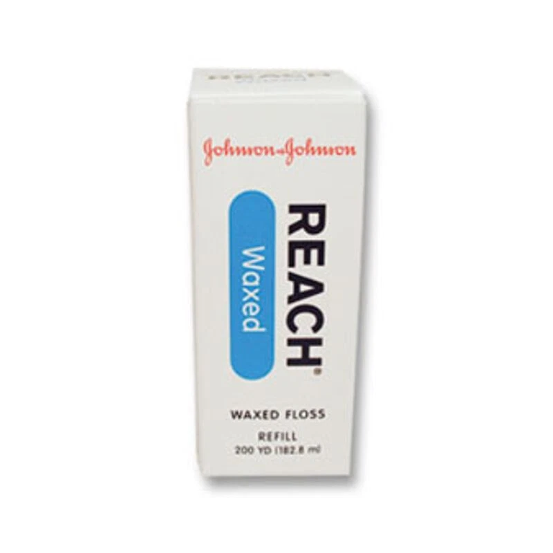 REACH FLOSS WAXED 200 YD UNFLAVORED J&J DENTAL 2749
