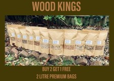 BBQ SMOKING WOOD CHIPS 2L PREMIUM BAG FOOD SMOKER WOOD CHIPS BULK  AVAILABLE