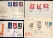 4 dekorativ frankierte Deutschland Belege 8