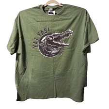 Gildan US Marines T-Shirt Mens 3XL Green New YAT YAS 1833 Alligator Graphic Tee
