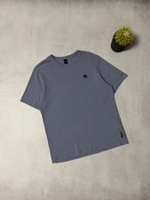 Moose Knuckles T Shirt Mens M Size Blue Embroidered Luxury