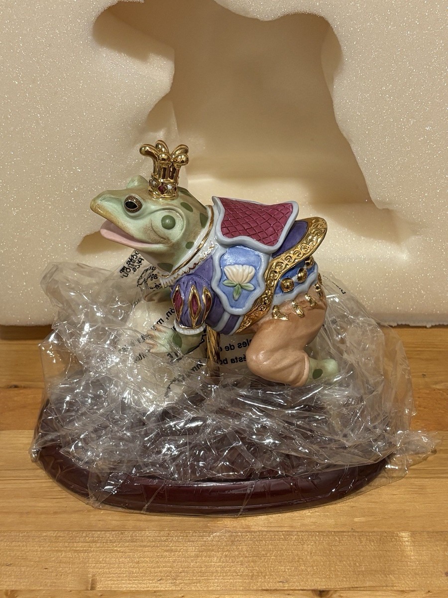 Lenox The CROWN PRINCE Carousel Horse FROG Sculpture 2006 Cherry
