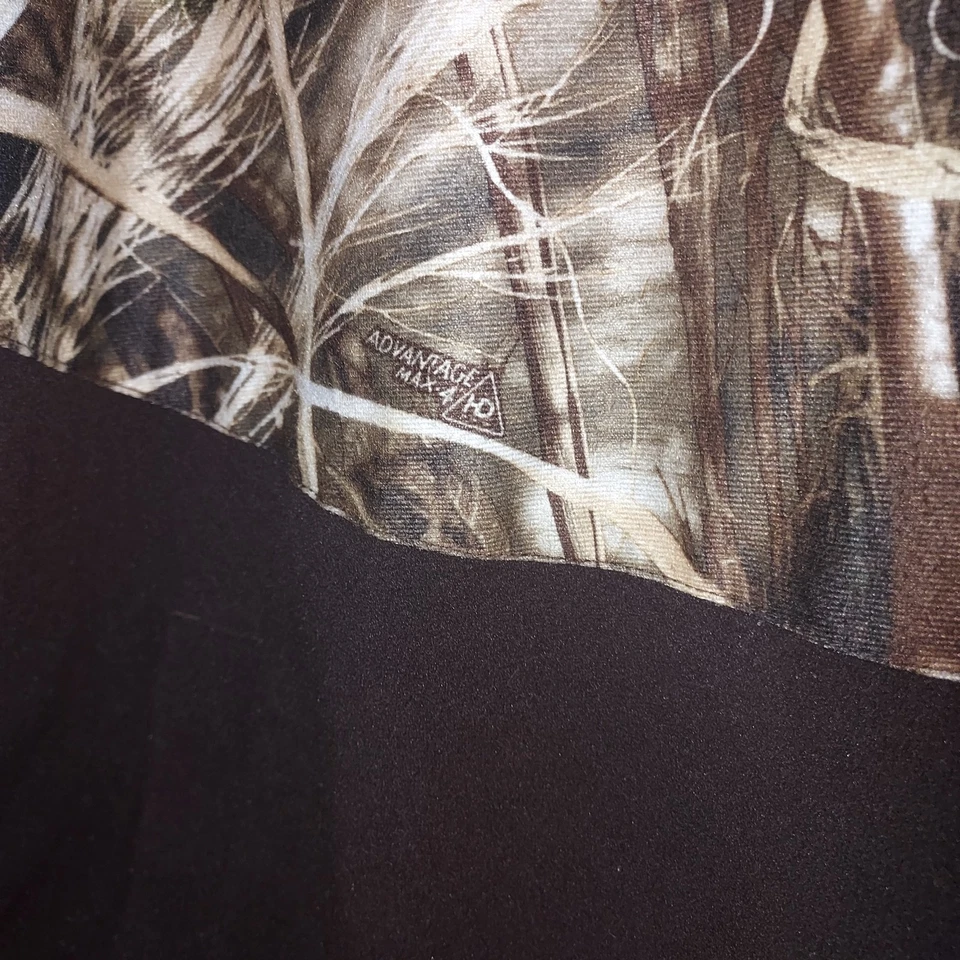 Gamehide Men's Jacket 2X Pullover 1/4 Zip Marsh Lord Fleece Waterproof Camo - Image 4 of 4