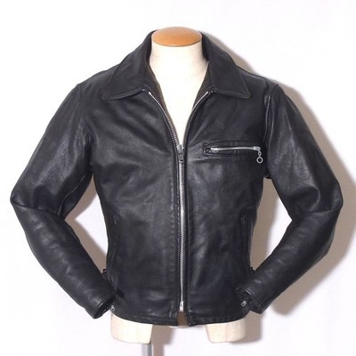 ジャケット・アウター schott 642 Size36 Schott Single Rider Leather Jacket 642/36 Boa Liner Vintage USA