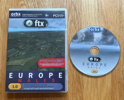 ORBX FTX EUROPE WALES PC Add-On Microsoft Flight Simulator X FSX Prepar3D