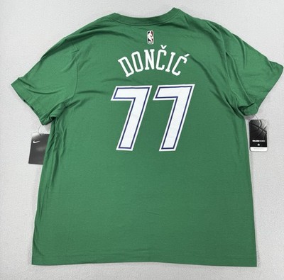 Nike NBA DONČIĆ 77 ユニフォーム 3XL Nike Luka Doncic Dallas Mavericks #77 T-Shirt Green Men's XL NBA
