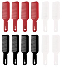 	12 Packs Barber Combs Flat Top Clipper Combs Barber Blending Comb Heat Resis...