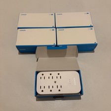 Anker 333 Outlet Extender A9263 6 Outlet Power Strip USB-C Surge Protector White