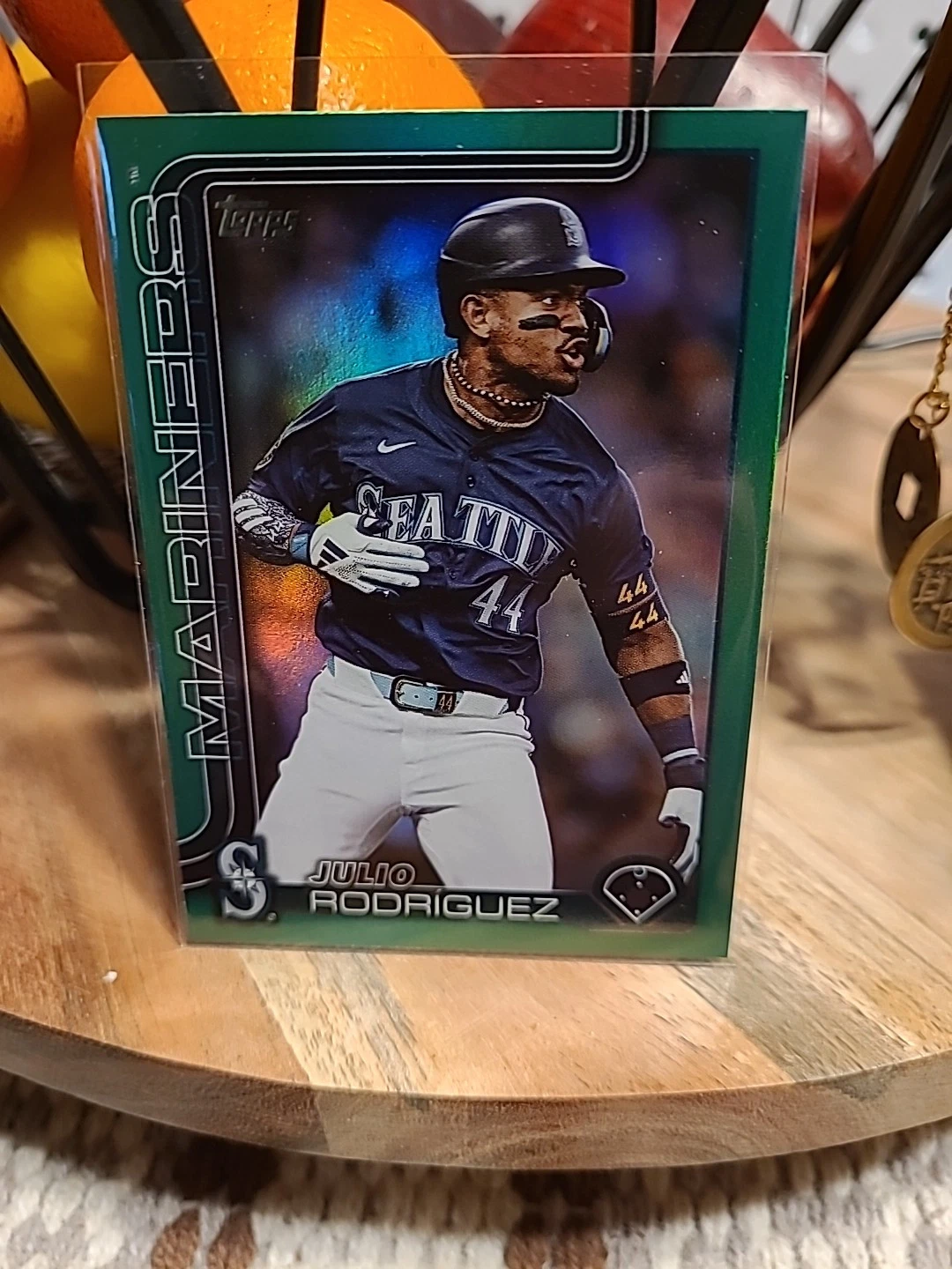 2025 Topps Series 1 Julio Rodriguez Green Holo-Foil /99