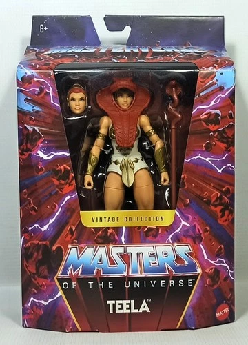MATTEL 2025 MOTU VINTAGE COLLECTION TEELA 7" FIGURE EUROPEAN MOSC SEALED