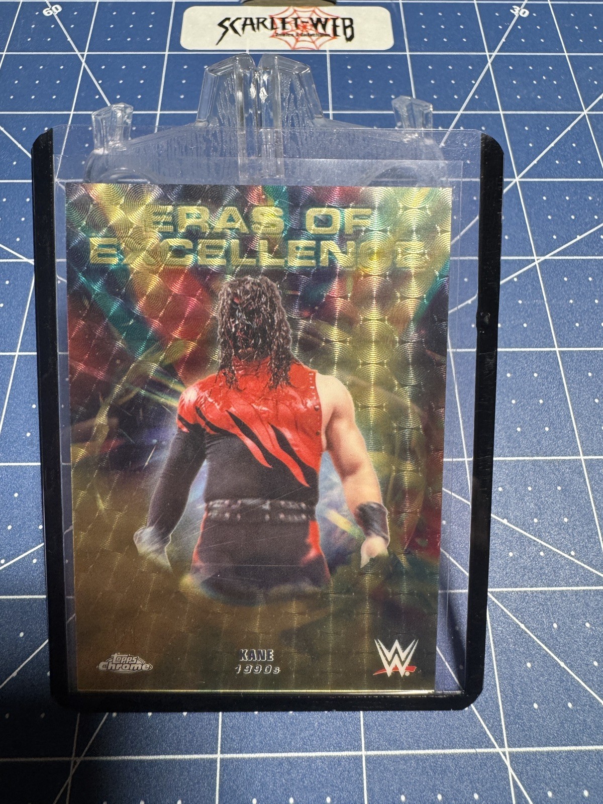 2026 Topps Chrome WWE Eras of Excellence Kane ERA-8 Superfractor 1/1  view 12