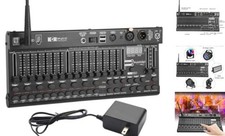 DMX512 384 Channel Controller, 2.4G Wireless Wired Dual 384 channel DMX-384