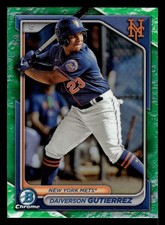 Daiverson Gutierrez 2024 Bowman #BCP-59 Chrome Prospects Lunar Glow Refractors