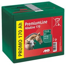 AKO Batterie Alkaline 9 V, 170 Ah, L x B x H 190 x 125 x 160 mm