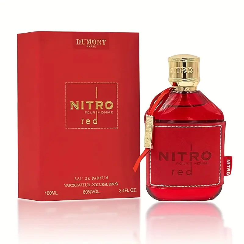 Nitro red  Parfum - Luxury Perfume for MenFruit, Woody,Flora3.4oz