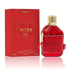 Nitro red  Parfum - Luxury Perfume for MenFruit, Woody,Flora3.4oz