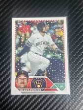 2023 Topps Holiday #H19 Blake Perkins Milwaukee Brewers Rookie Baseball Card. rookie card picture