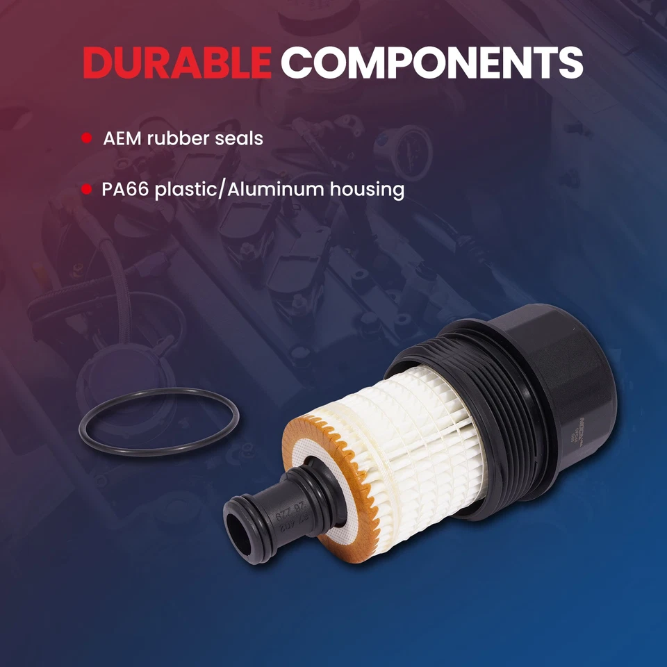 Tapa de filtro de aceite para Mercedes-Benz C280 C300 CLK350 E300 E550 GL500 ML350 SL550 Foto 3 de 4